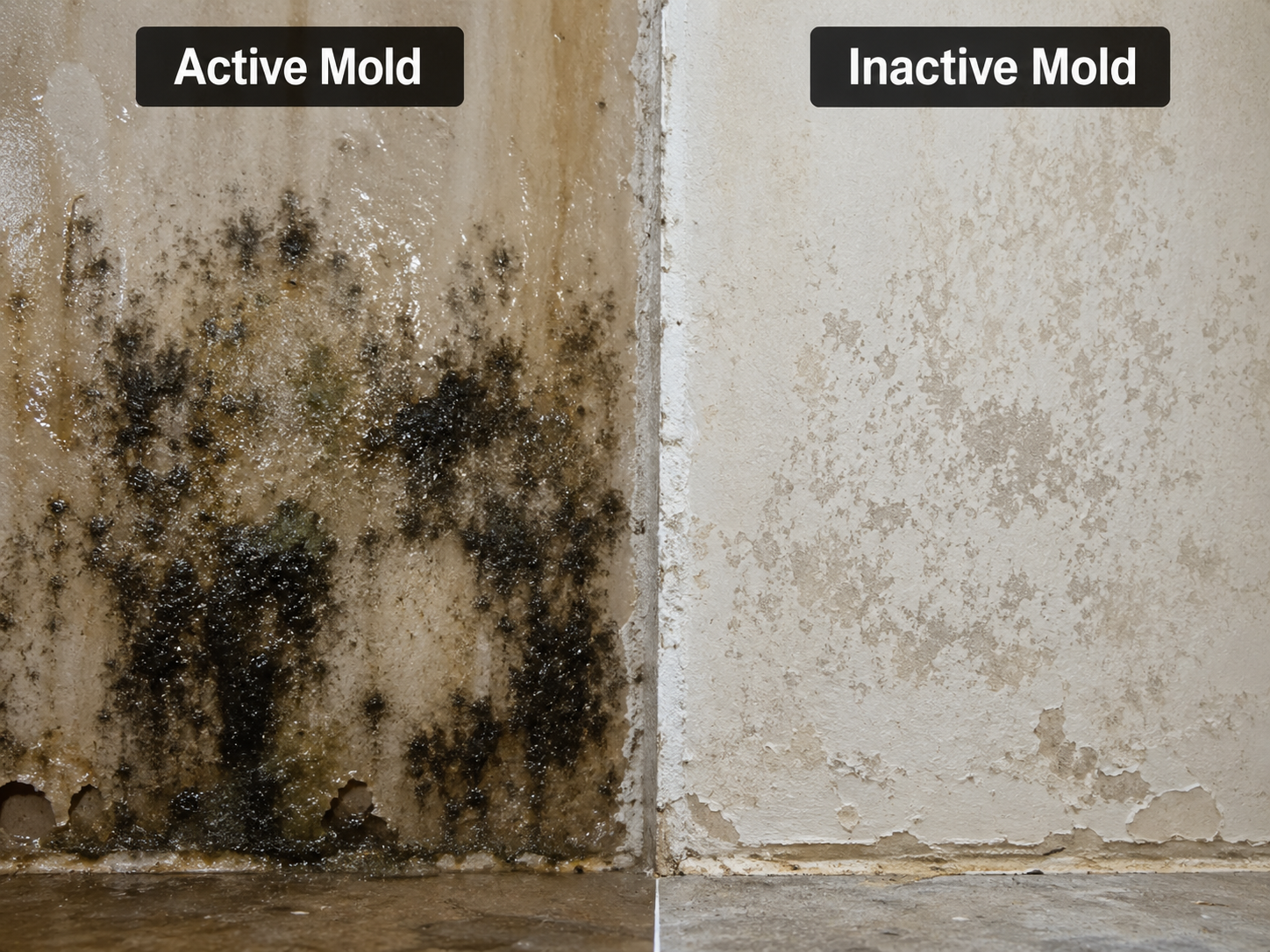 Active vs Inactive Mold