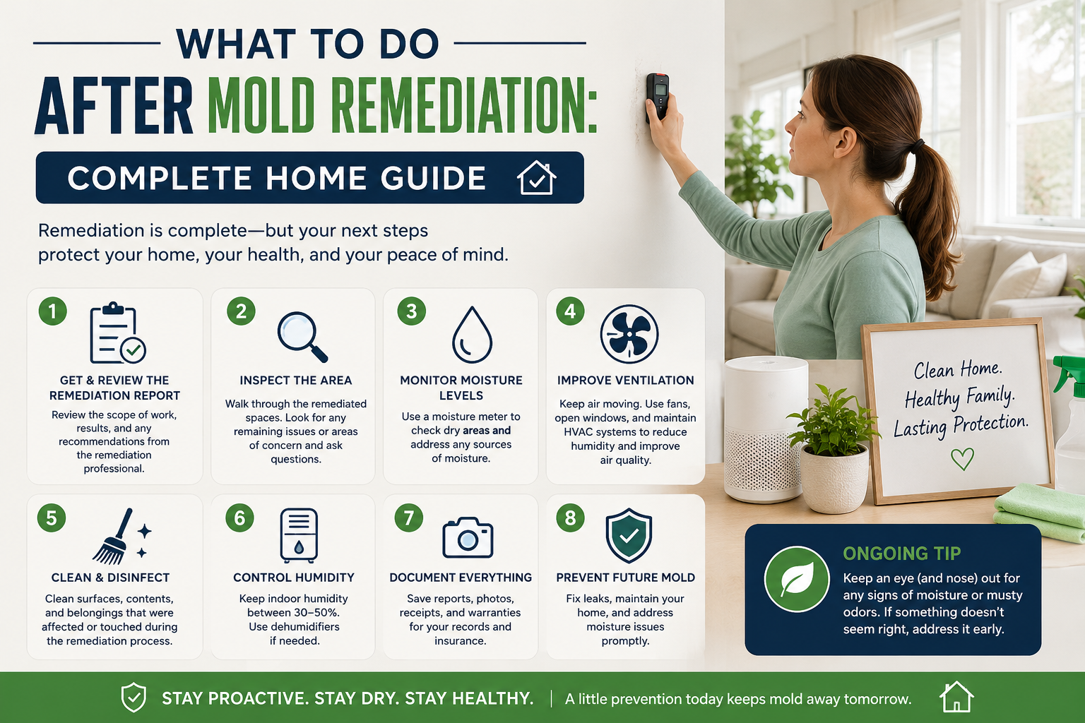 What to Do After Mold Remediation