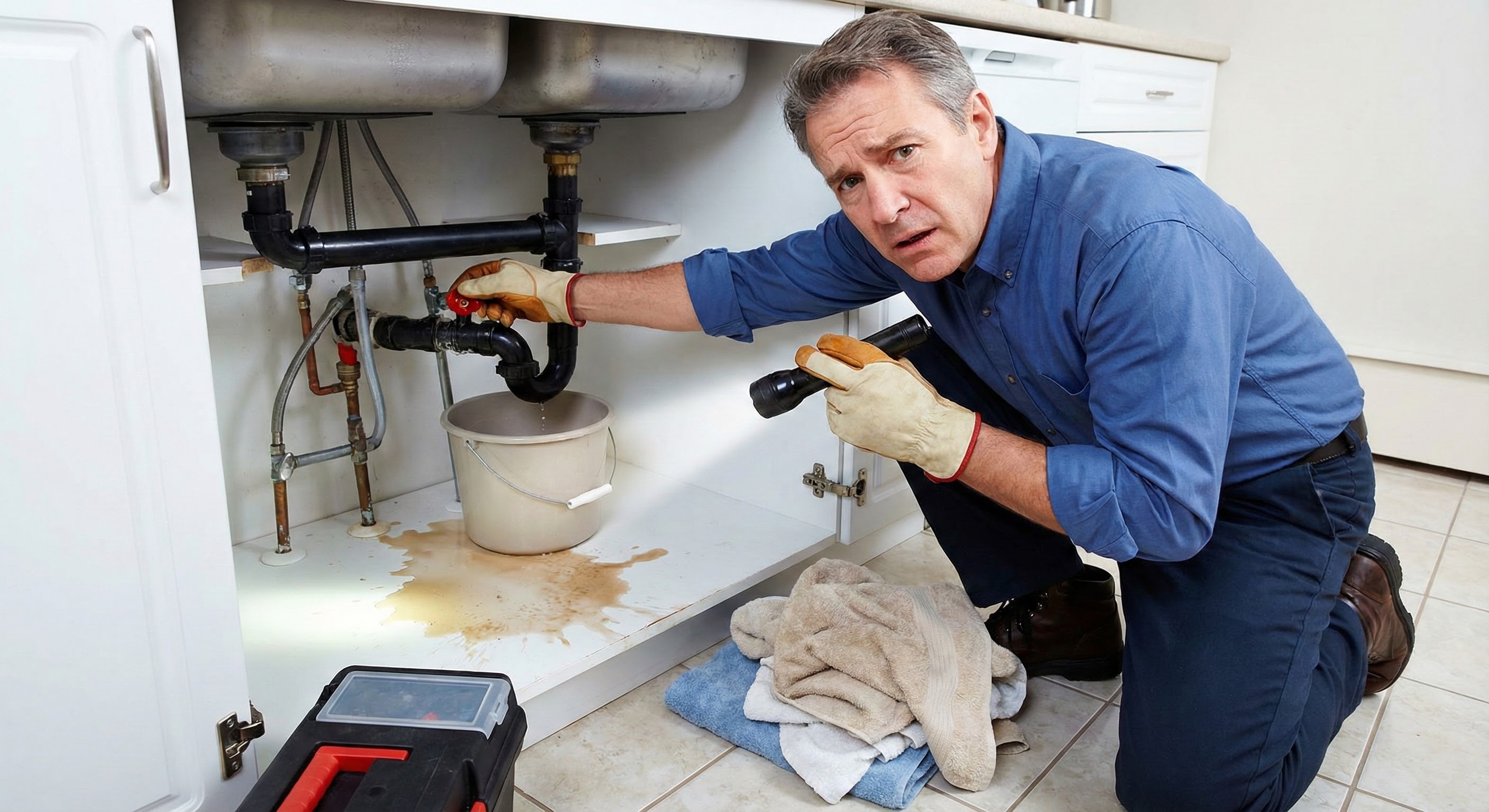 inspect and stop water