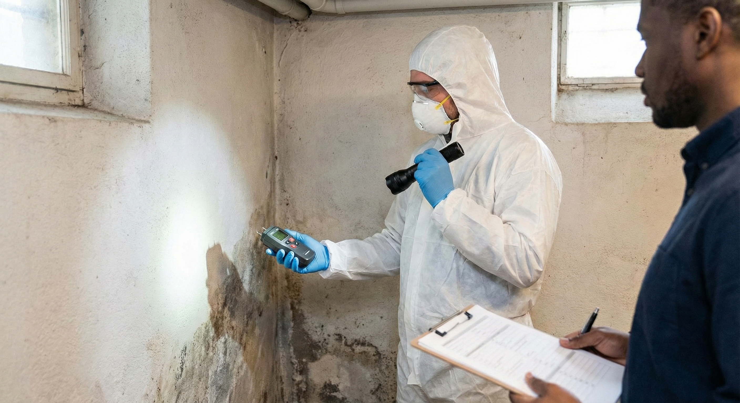 mold inspection vs mold testing
