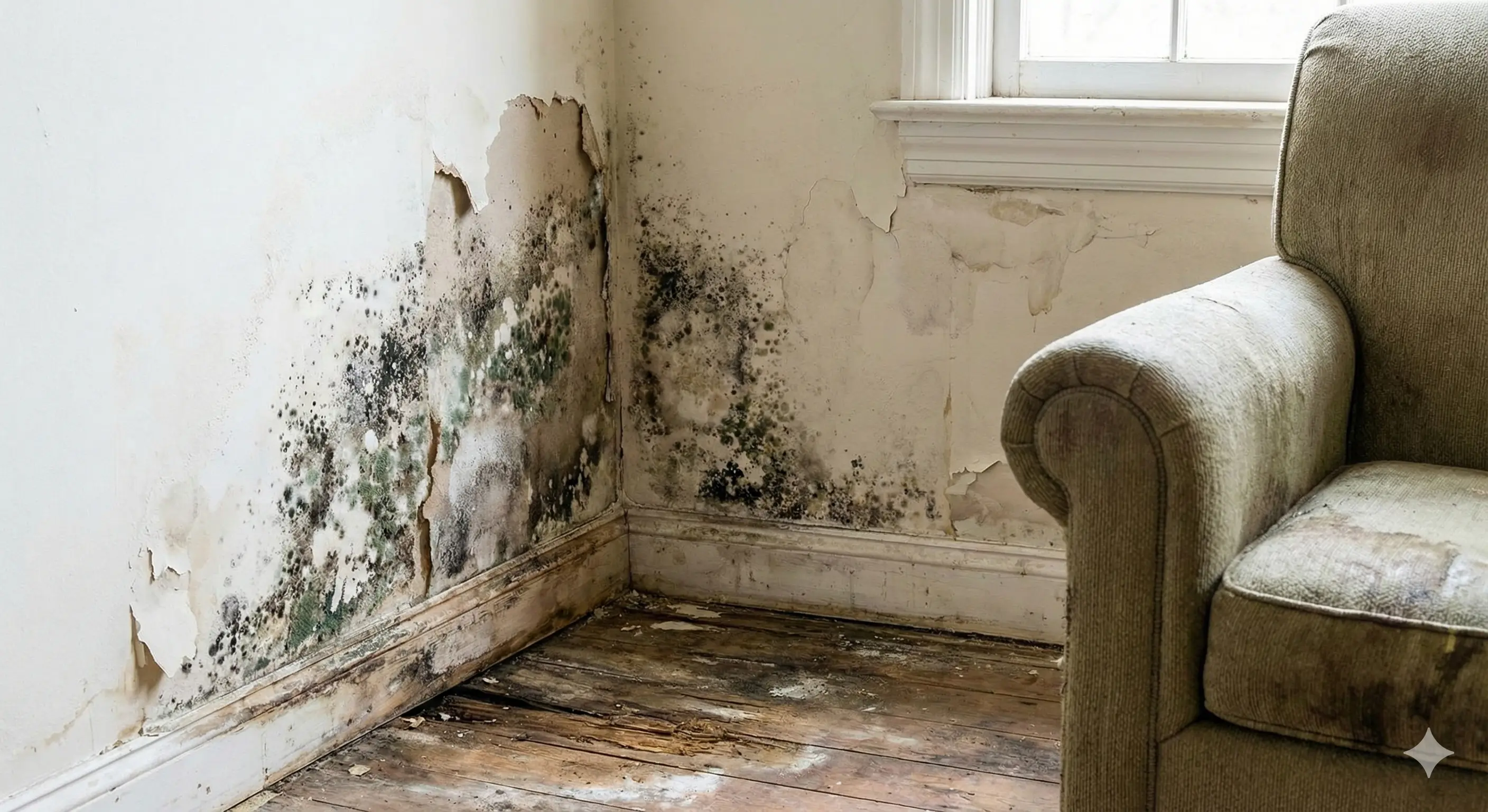 mold damaging house