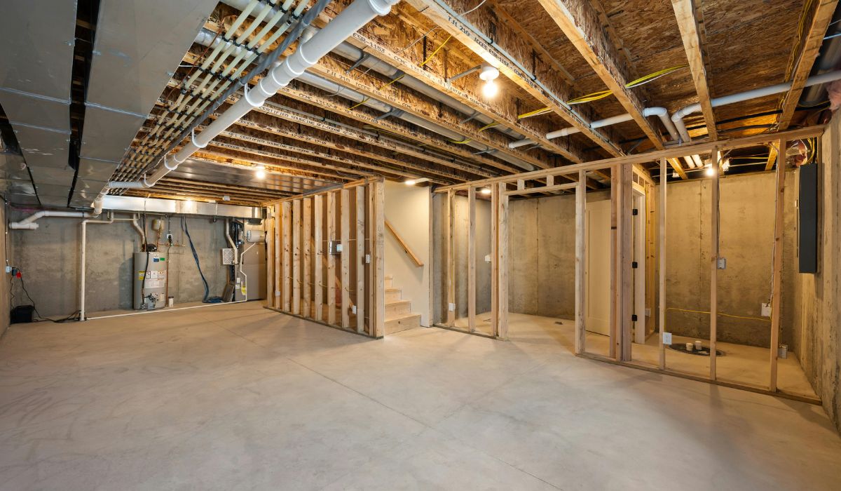 basement in a house