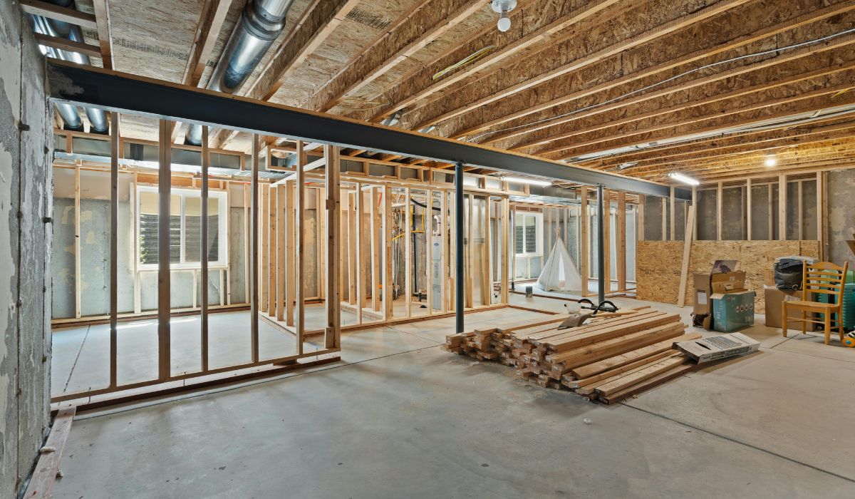 basement in a house