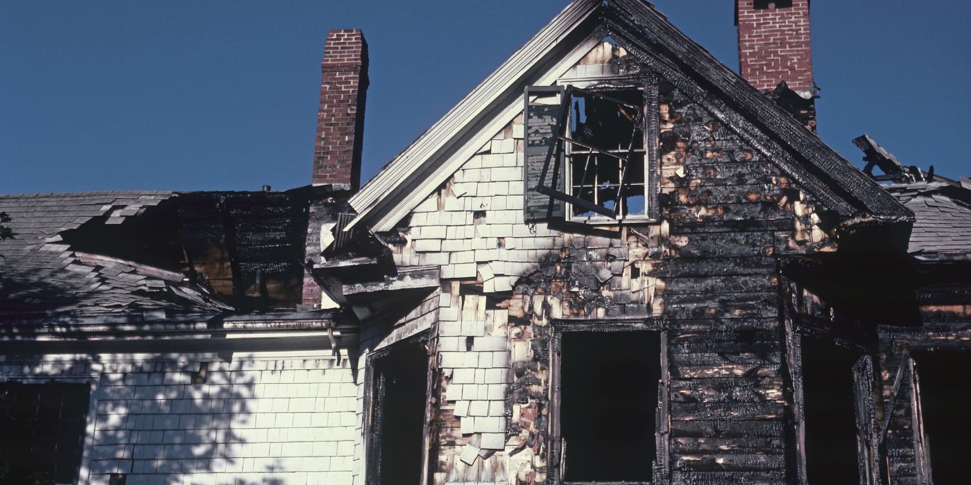 house damage from fire