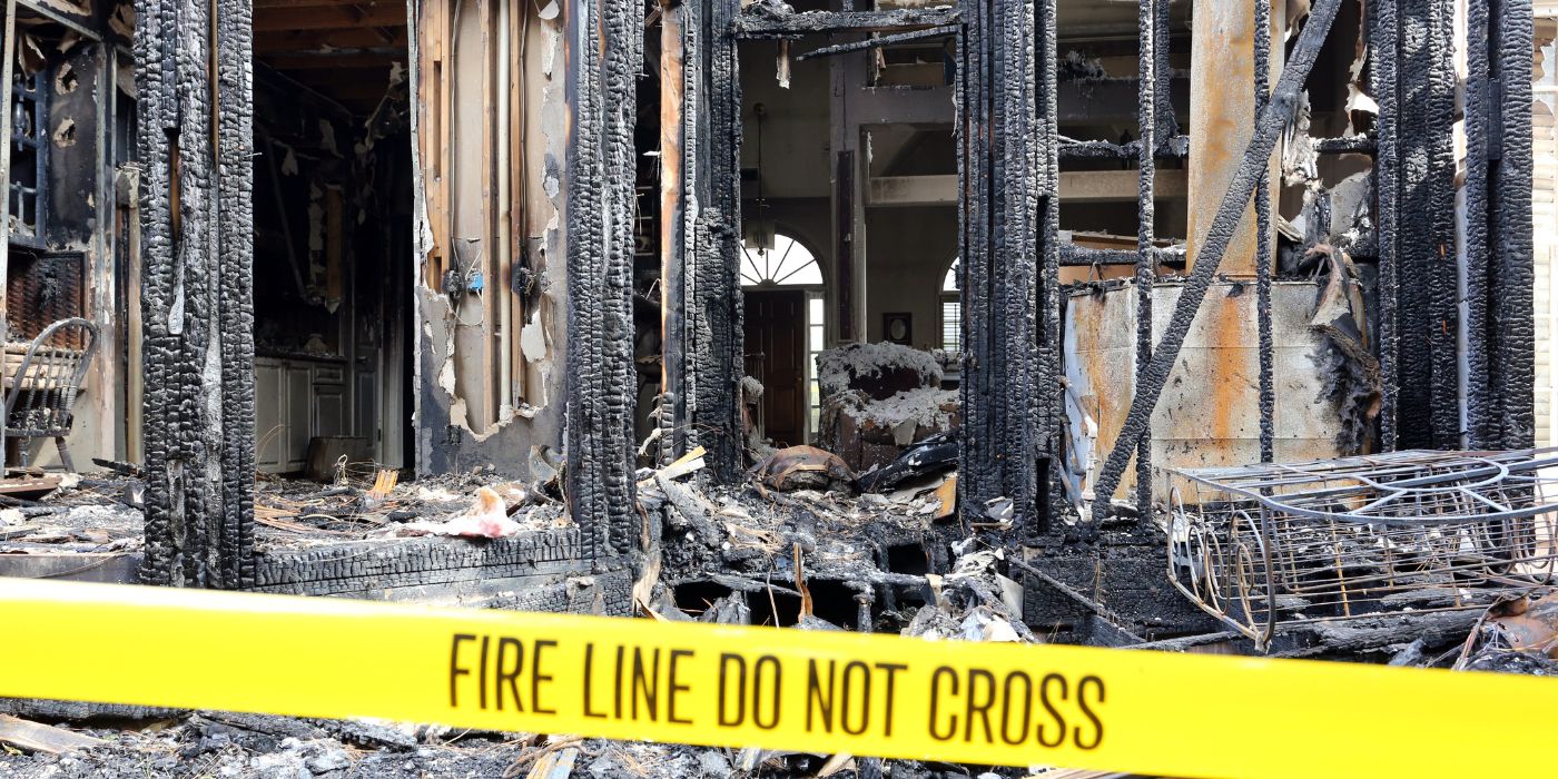 fire damage to house