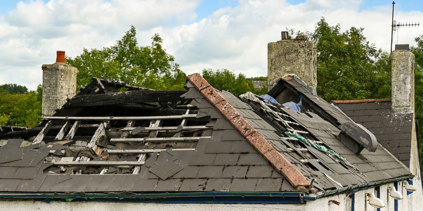 fire damage house