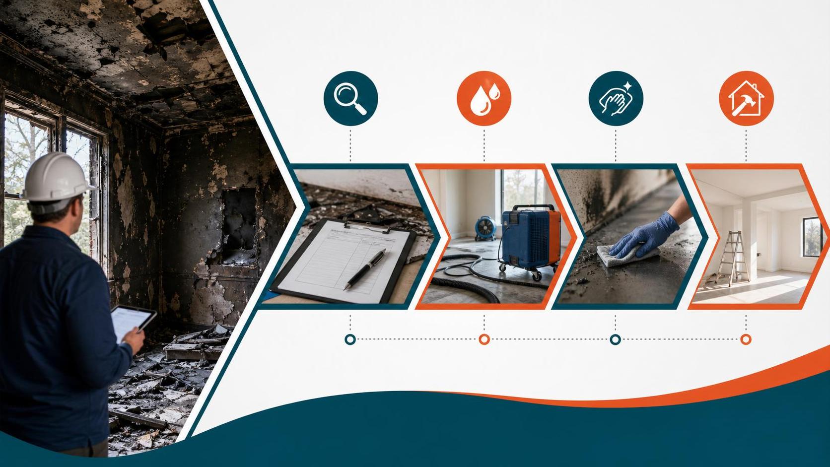 what does fire damage restoration involve