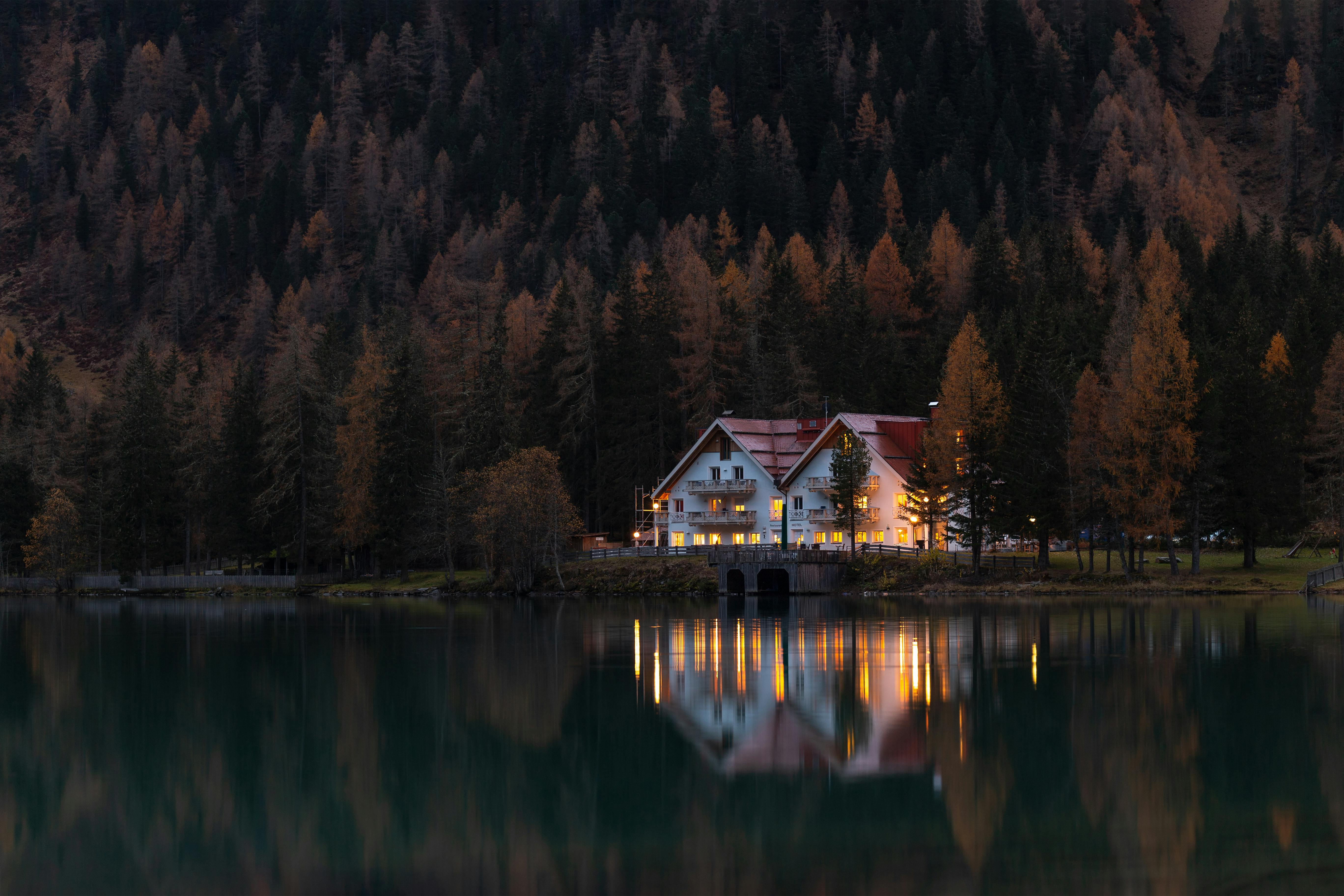 house on the lake