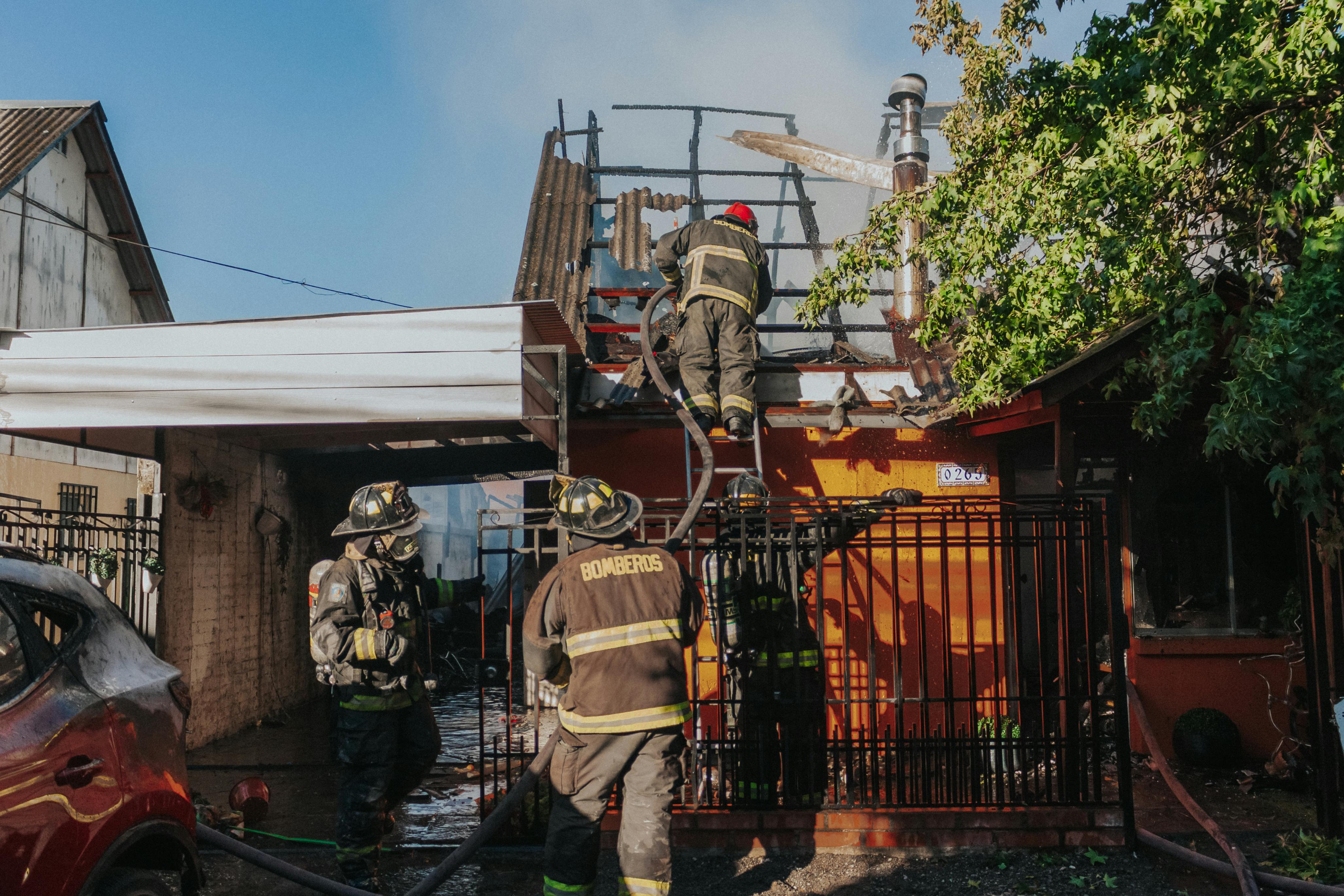 house damage from smoke