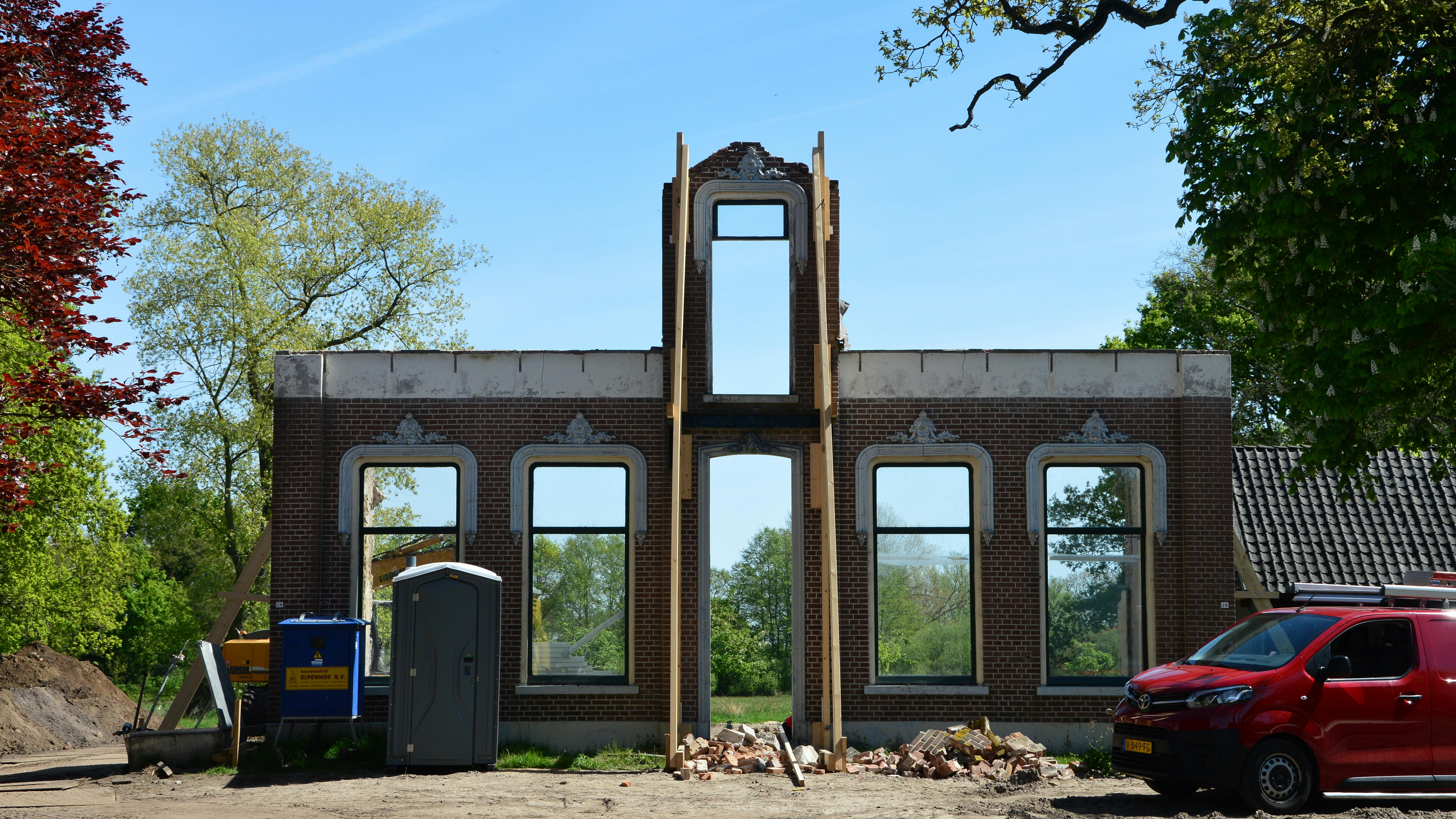 church being rebuilt
