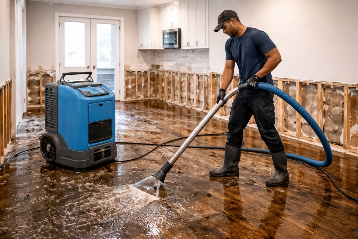 Water Extraction vs Structural Drying